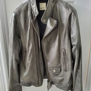 Diesel leather jacket  size 52